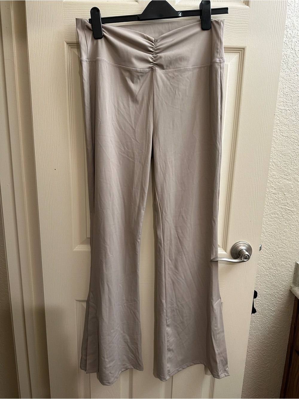 Fashion Nova Taupe Flare Yoga Pants